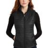 Port Authority® Ladies Packable Puffy Vest (Black) - Image 2