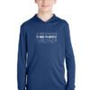 Team 365 Youth Zone Performance Hoodie (Navy, Forest Green)
