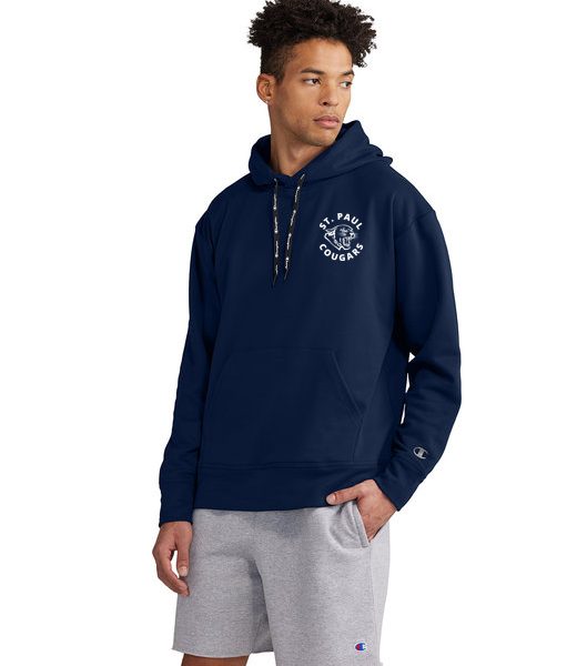 Champion Unisex Gameday Hooded Sweatshirt - NAVY SMALL ONLY