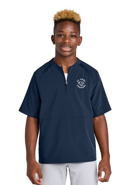 Sport-Tek® Youth Repeat 1/2-Zip Short Sleeve Jacket